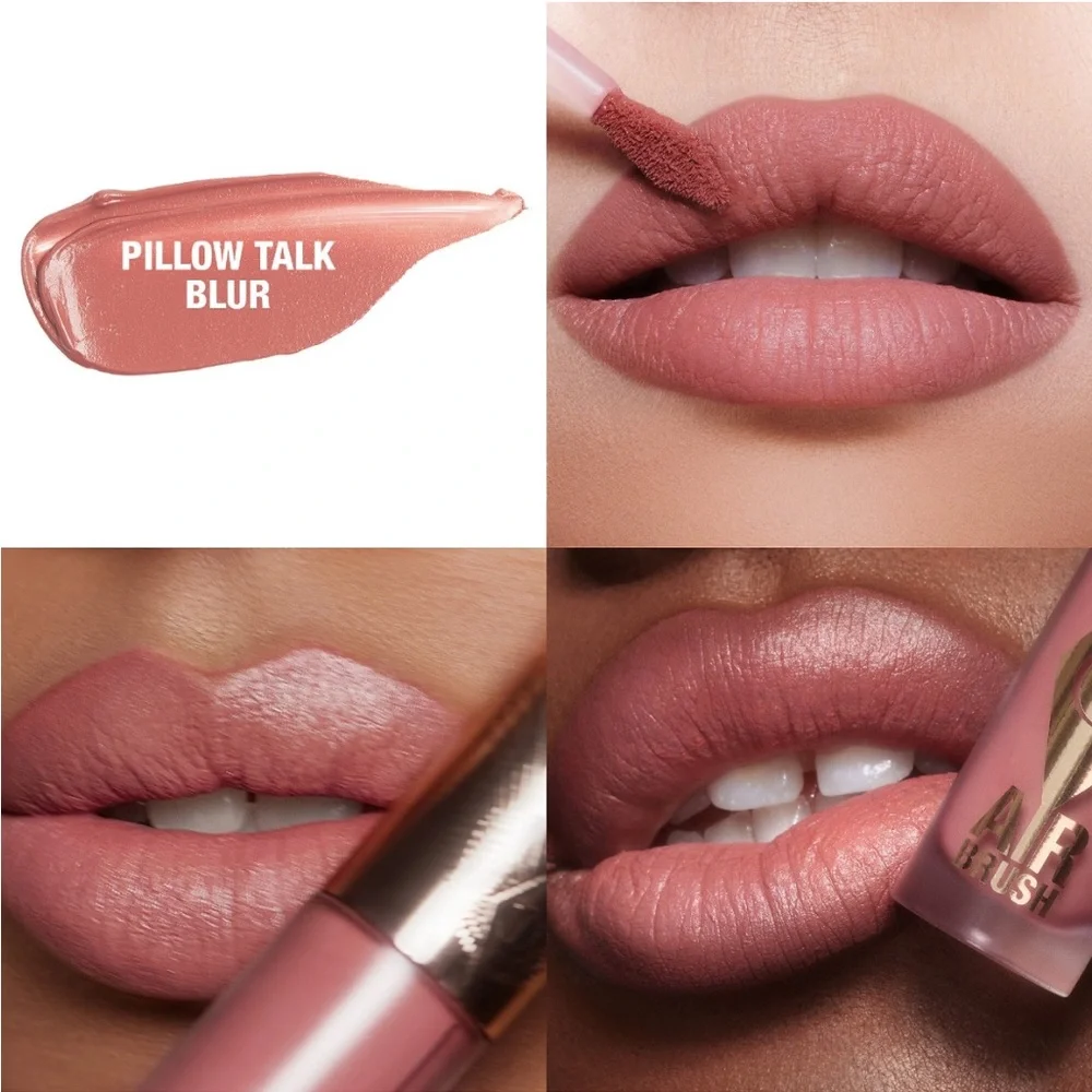 Charlotte Tilbury✨Airbrush Flawless Lip Blur in Pillow Talk Liquid Lipstick NIB
